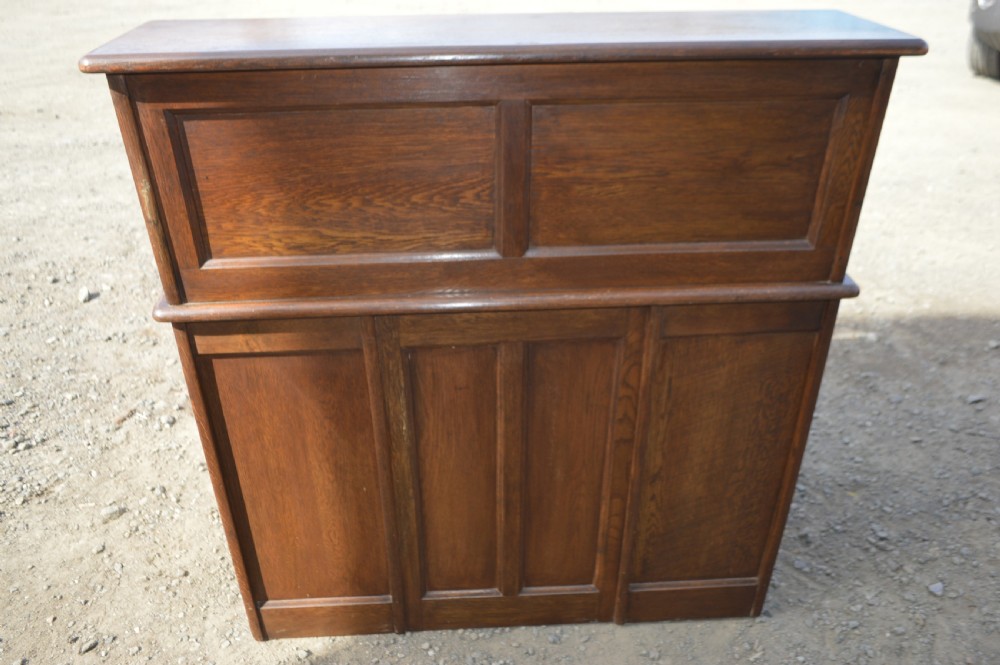 Waring & Gillows 1920s Oak roll top desk View III