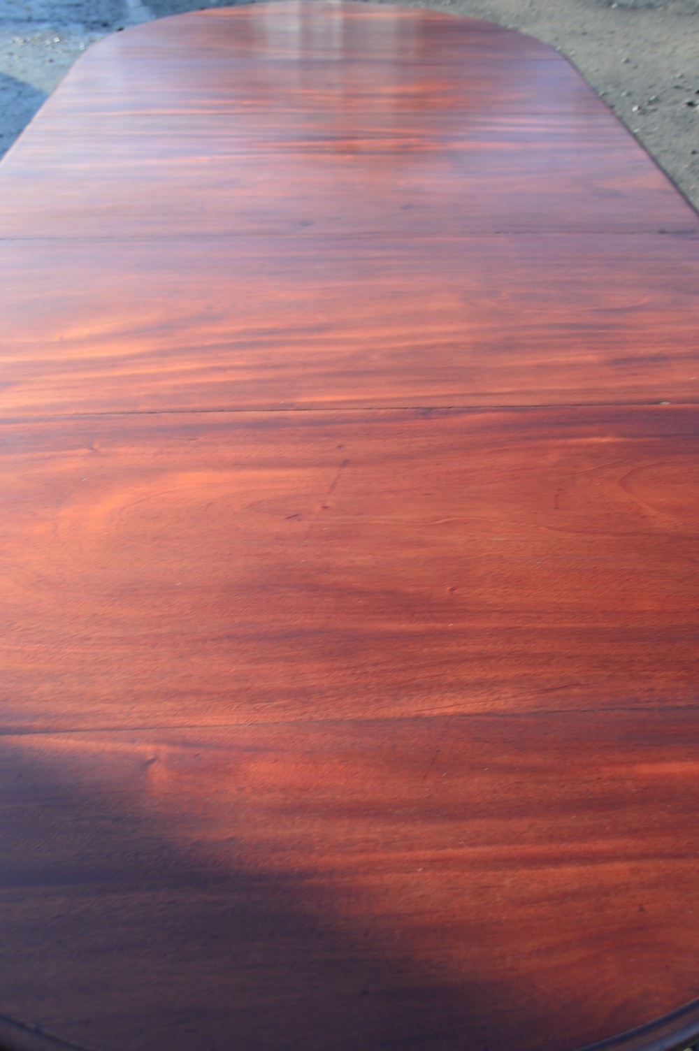 12 seat Victorian mahogany extending dining table  View III