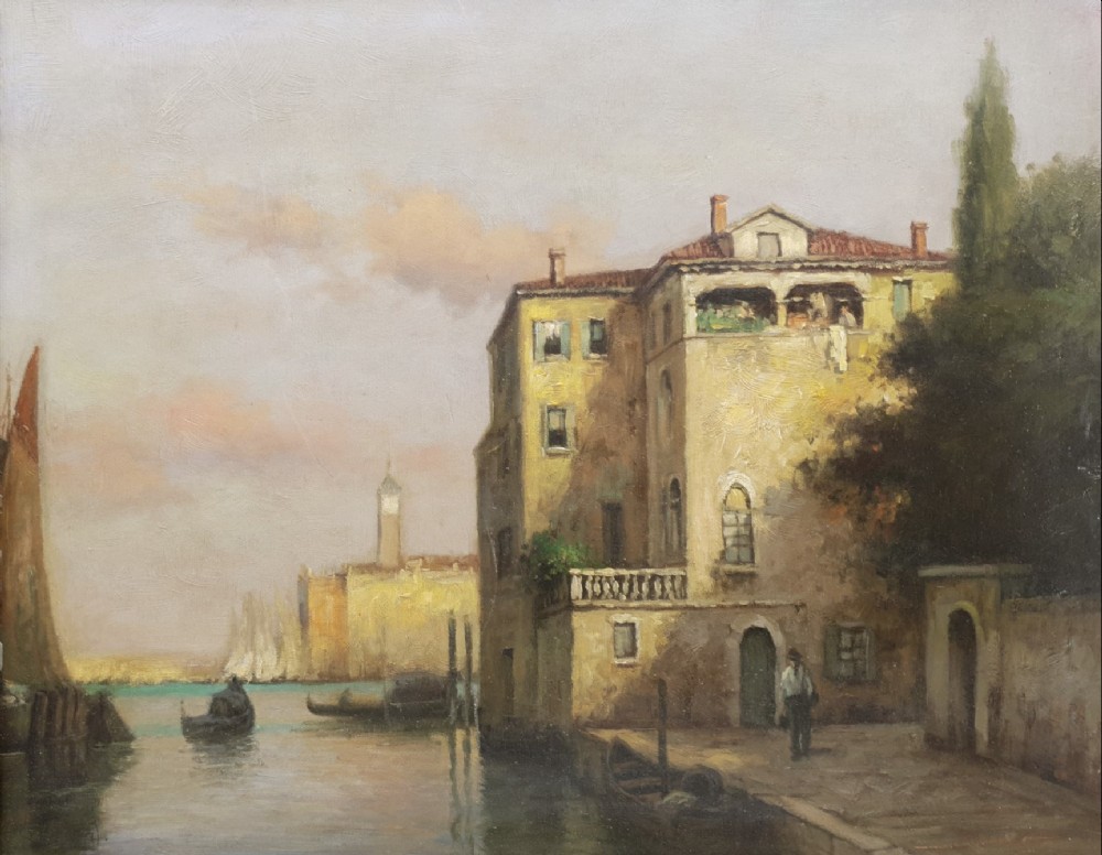 Follower of Antoine Bouvard (French 1870-1955) Oil painting