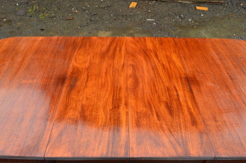 A Edwardian Robert Adam revival extending dining table View V