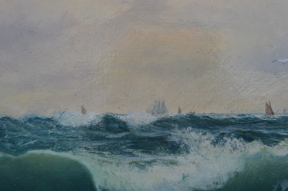 Edward Moore Seascape oil painting c,1896 View V