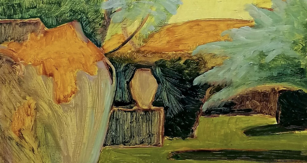 Philip Sutton R.A. Impressionist oil painting. View IV