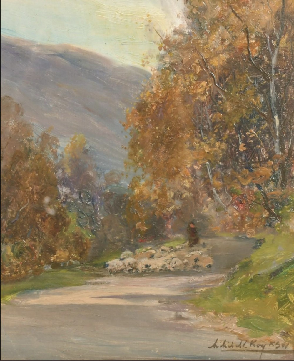 Archibald Kay (1860-1935) Oil painting