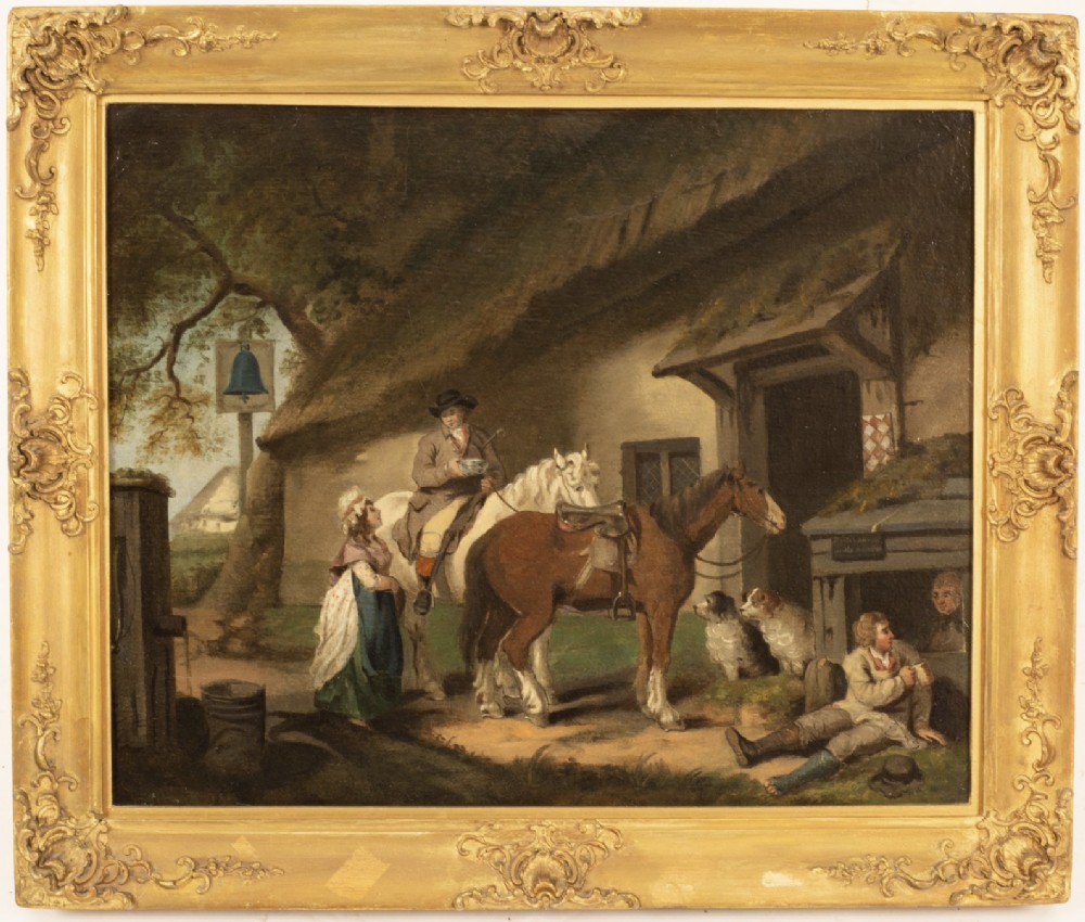 After George Morland. Oil painting