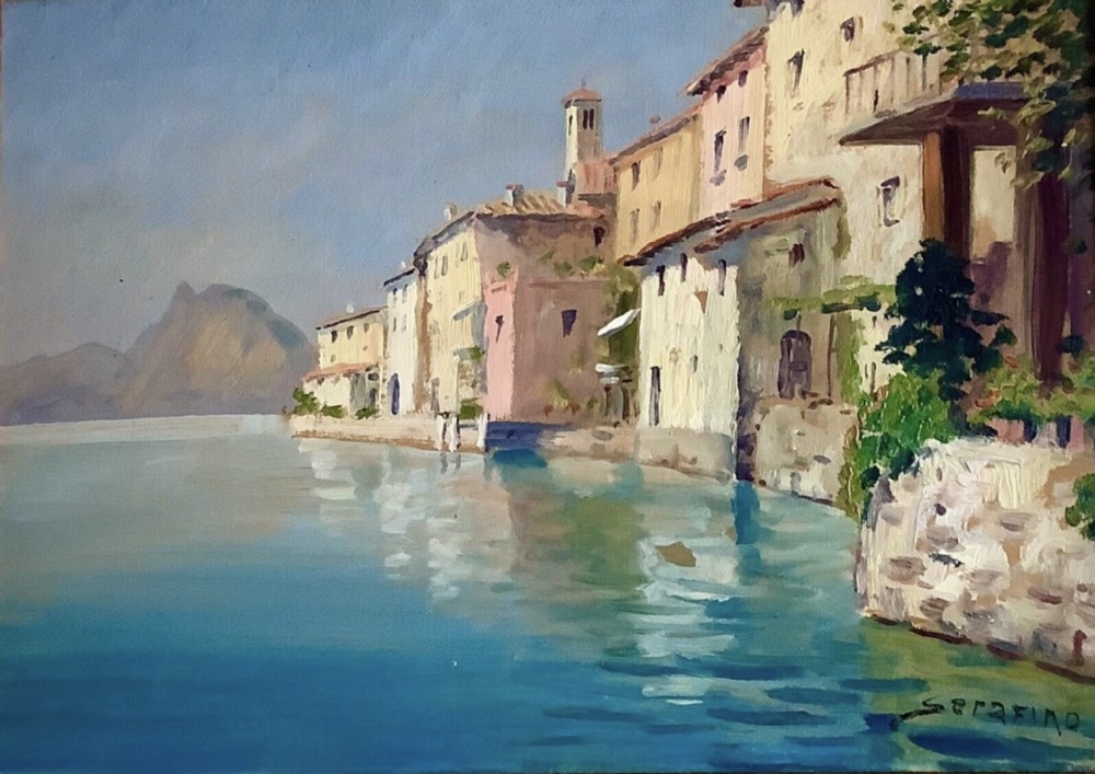 Antonio Serafino 1889-1962 Oil painting.
