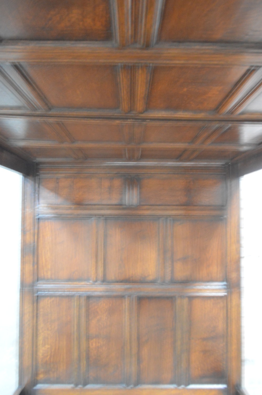 A Victorian Oak four poster bed View IV