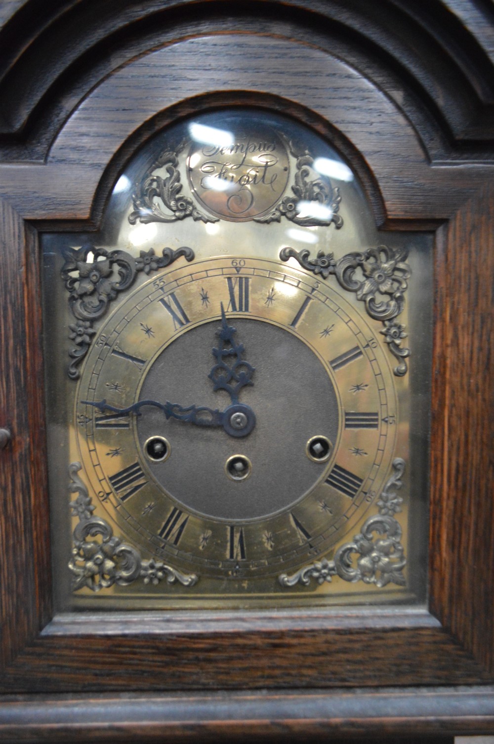 1920s Oak grandmother clock View II