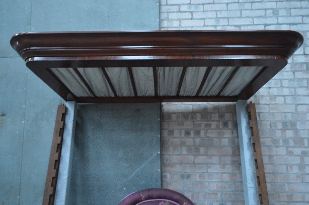 A Victorian mahogany half tester bed View IV