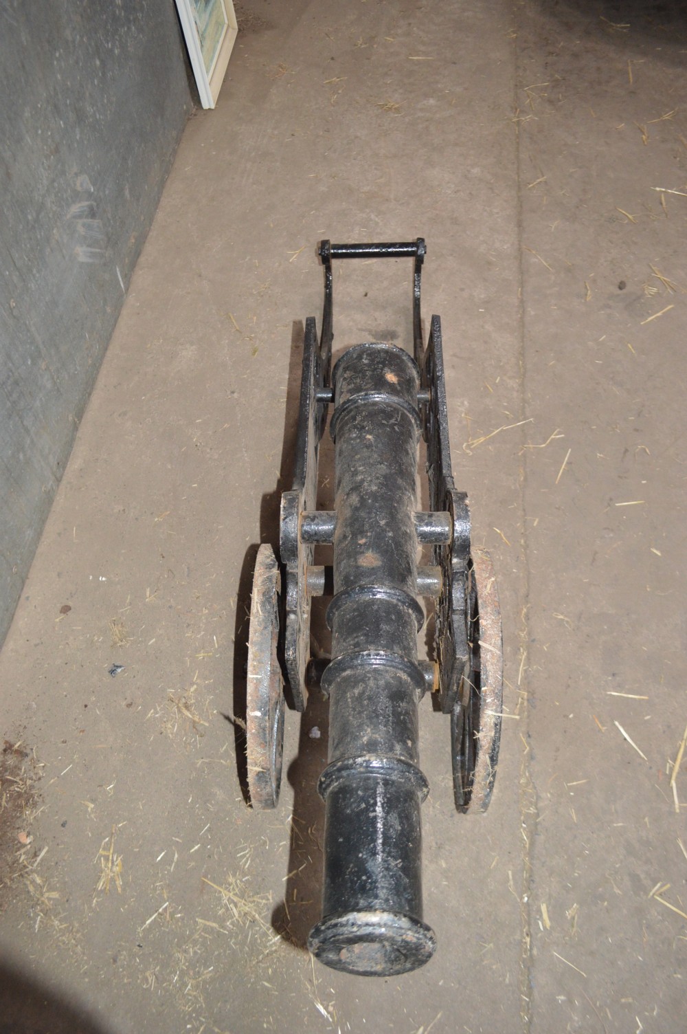 19th century carriage cannon. View IV