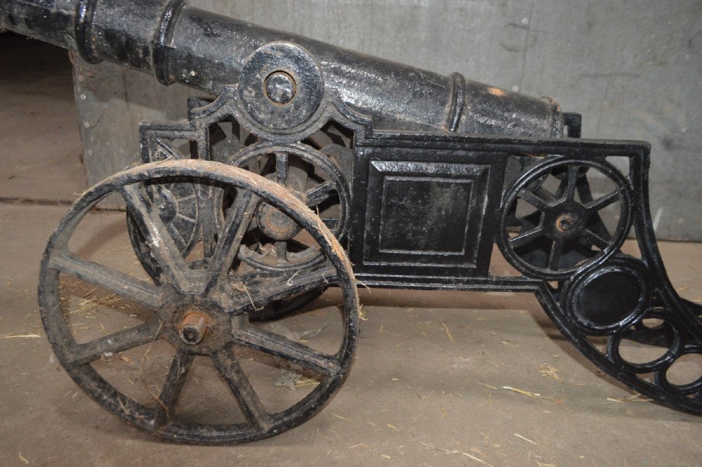 19th century carriage cannon. View V
