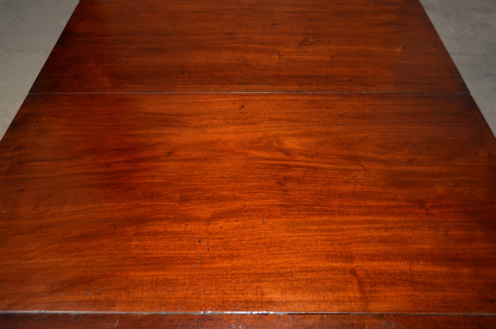 Large Georgian D end dining table View VI