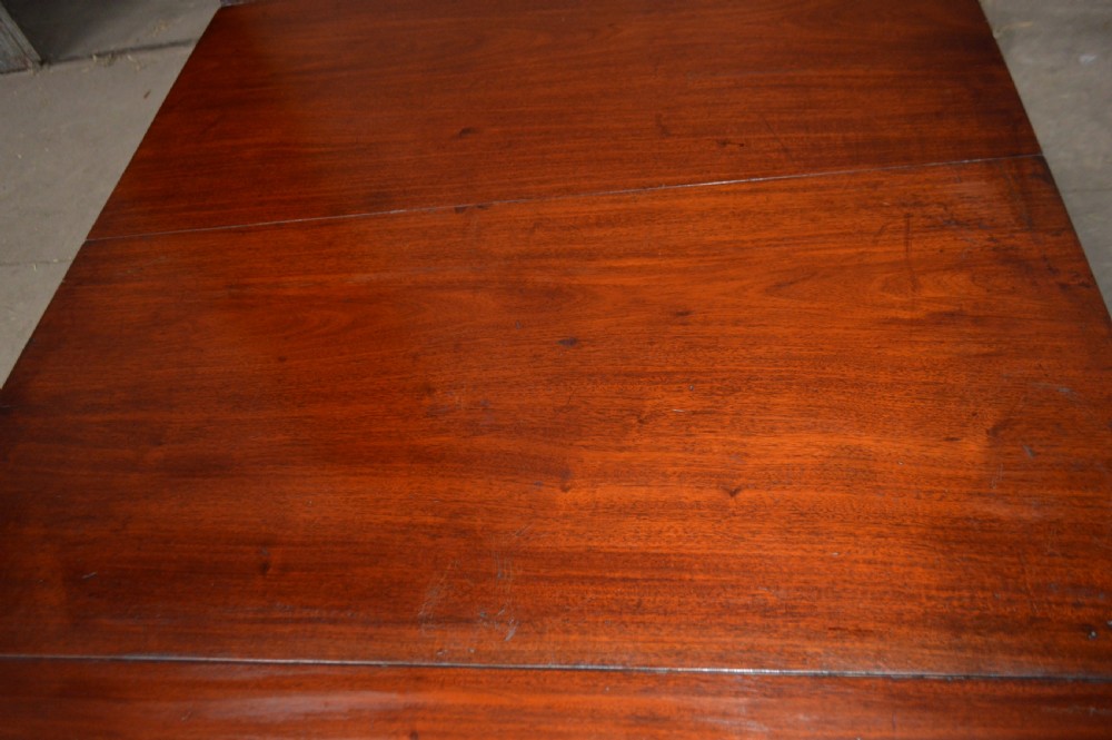 Large Georgian D end dining table View VII
