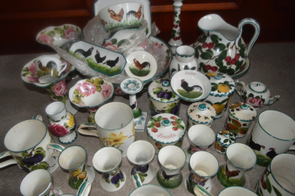 A large collection of quality Wemyss ware. View II