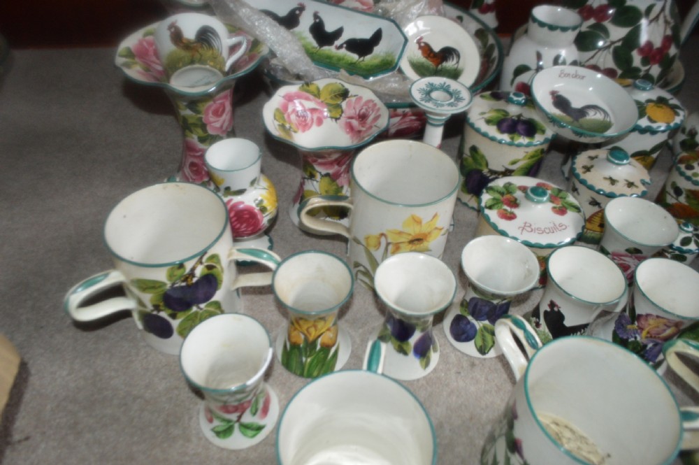 A large collection of quality Wemyss ware. View VI