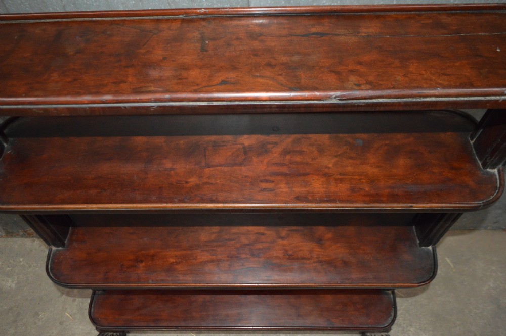 Victorian Mahogany Dumb Waiter View V