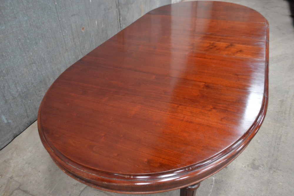 Large 12 seat Victorian extending dining table View V