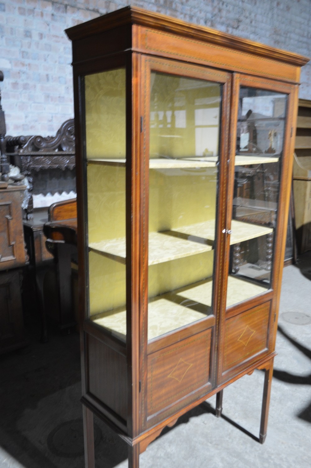 Edwardian display cabinet View II