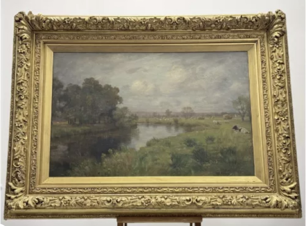 Huge William Barr. Scottish oil painting. (1867-1933)