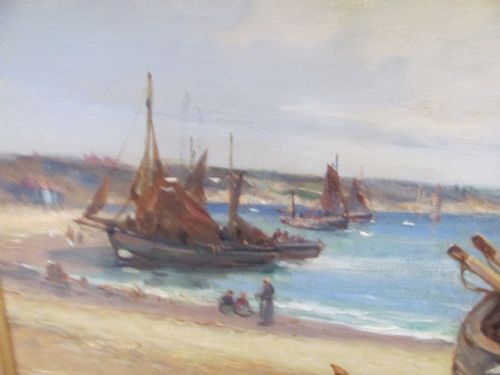 19TH CENTURY HOLY ISLAND LINDISFARNE COASTALFISHERMAN BY JOHN WILLIAM GILROY - ADDITIONAL PHOTO 8