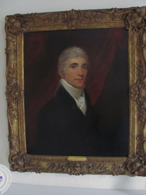 portrait male gentleman john browne oil attributed to john hoppner ra - CATEGORY: ANTIQUE ART - DATED GEORGIAN