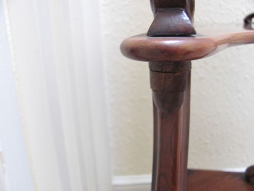 VICTORIAN ROSEWOOD FOUR TIER CORNER WHATNOT - ADDITIONAL PHOTO 4