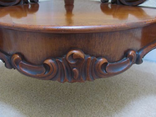 VICTORIAN ROSEWOOD FOUR TIER CORNER WHATNOT - ADDITIONAL PHOTO 6