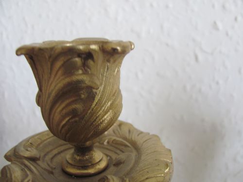 PAIR OF 19TH CENTURY FRENCH ORMOLU CANDELABRA - ADDITIONAL PHOTO 6