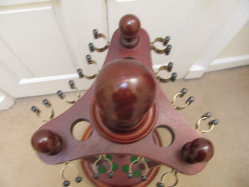 VICTORIAN MAHOGANY SNOOKER CUE STAND - ADDITIONAL PHOTO 2