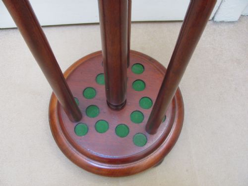VICTORIAN MAHOGANY SNOOKER CUE STAND - ADDITIONAL PHOTO 1