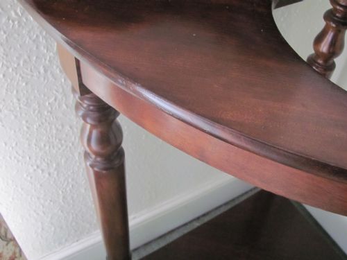 GEORGIAN MAHOGANY CORNER WASHSTAND - ADDITIONAL PHOTO 3