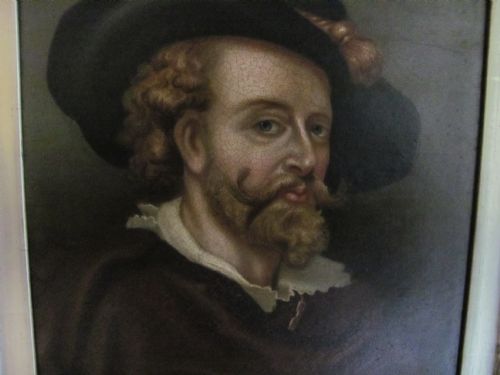 19TH20TH CENTURY PORTRAIT OIL PAINTING GENTLEMAN PETER PAUL RUBENS - ADDITIONAL PHOTO 1