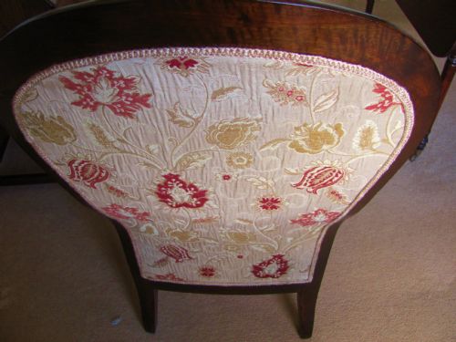 19TH CENTURY FRENCH WALNUT FRAMED UPHOLSTERED ARMCHAIR - ADDITIONAL PHOTO 1