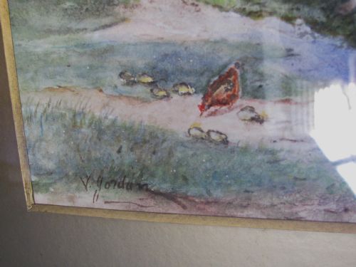 19TH CENTURY SURREY COUNTRY COTTAGE WATERCOLOUR V JORDAN - ADDITIONAL PHOTO 6