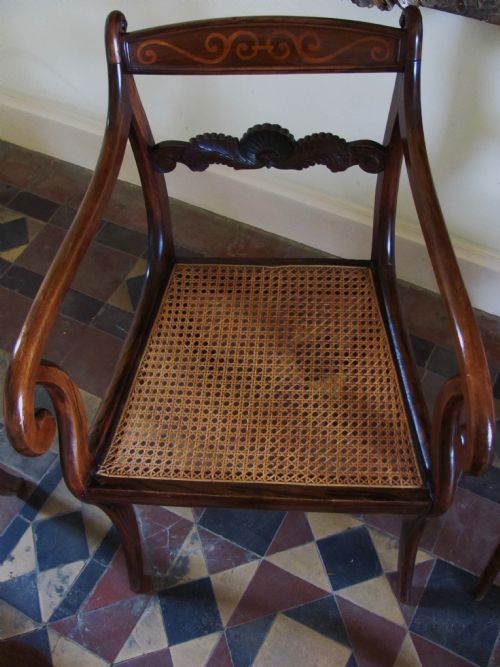 SET OF 6 REGENCY DINING CHAIRS - ADDITIONAL PHOTO 2