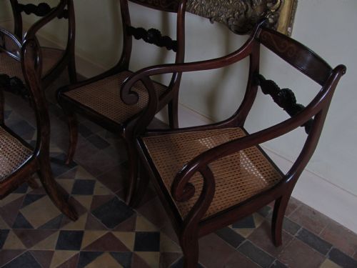 SET OF 6 REGENCY DINING CHAIRS - ADDITIONAL PHOTO 4