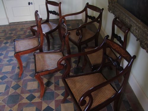 SET OF 6 REGENCY DINING CHAIRS - ADDITIONAL PHOTO 11