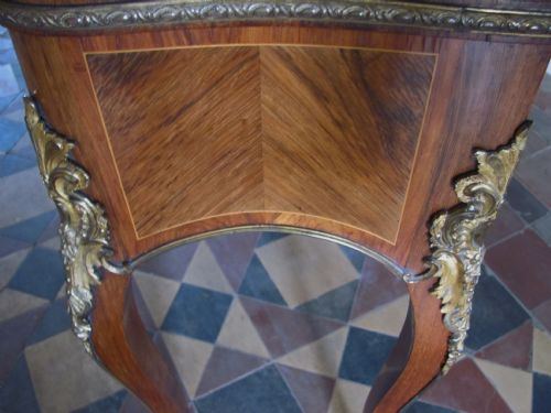 FRENCH KINGWOOD ROSEWOOD AND GILT METAL MOUNTED JARDINIERE - ADDITIONAL PHOTO 9