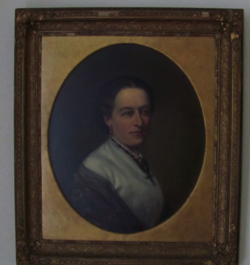 19TH CENTURY PORTRAIT FEMALE LADY ATTRIBUTED TO SOLOMON ALEXANDER HART - ADDITIONAL PHOTO 1