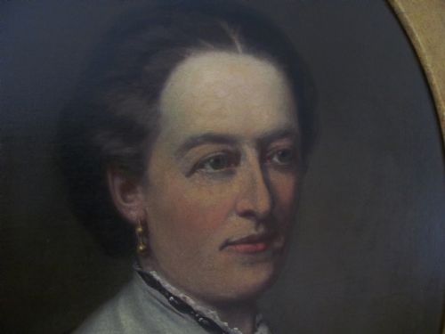 19TH CENTURY PORTRAIT FEMALE LADY ATTRIBUTED TO SOLOMON ALEXANDER HART - ADDITIONAL PHOTO 2