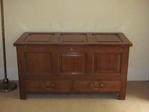 GEORGIAN OAK MULE CHEST - ADDITIONAL PHOTO 1