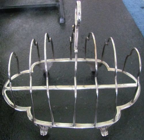 georgian silver toast rack george 111 abstinando king london - CATEGORY: ANTIQUE SILVER - DATED 1800