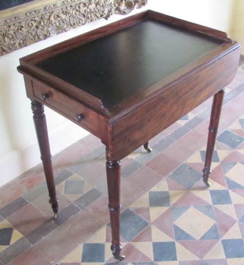 REGENCY MAHOGANY WRITING TABLEFROM THE HOUSE OF PEERS - ADDITIONAL PHOTO 3