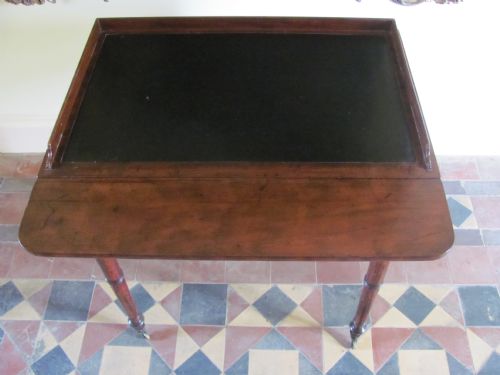 REGENCY MAHOGANY WRITING TABLEFROM THE HOUSE OF PEERS - ADDITIONAL PHOTO 4