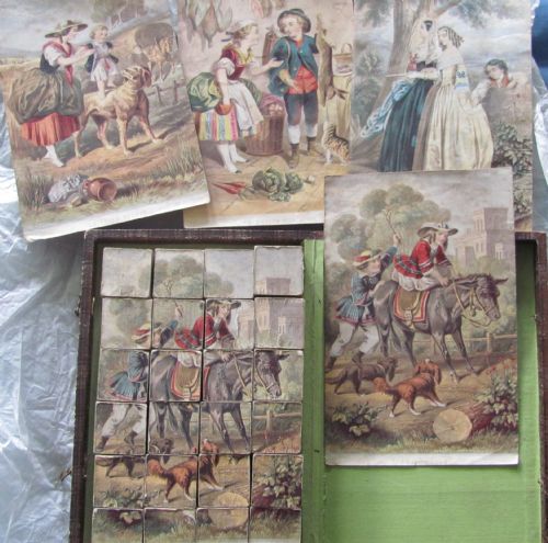 Early Victorian  Wood Block Jigsaw Puzzle