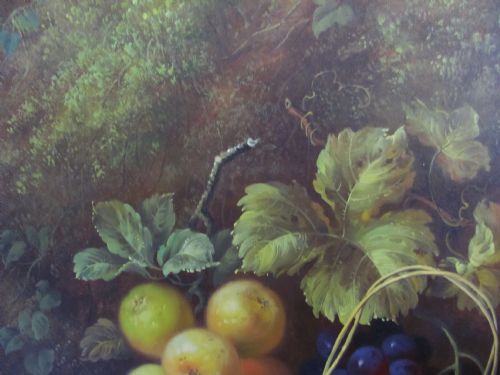 STILL LIFE OIL PAINTING FRUIT BY ROBERT CASPERS - ADDITIONAL PHOTO 5