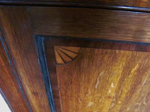 GEORGIAN OAK CORNER CUPBOARD CORNER CABINET - ADDITIONAL PHOTO 6