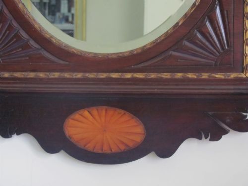 EDWARDIAN CHIPPENDALE STYLE MIRROR - ADDITIONAL PHOTO 1