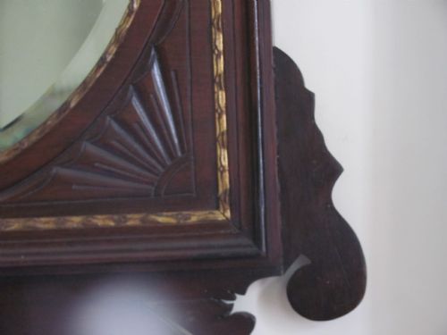 EDWARDIAN CHIPPENDALE STYLE MIRROR - ADDITIONAL PHOTO 4