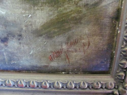 ARTHUR JOSEPH MEADOWS SEASCAPE OIL OFF CALAIS - ADDITIONAL PHOTO 11