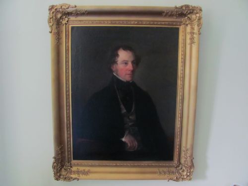 portrait of a gentlemanbenjamin disraeli oil british school 19th century - CATEGORY: ANTIQUE ART - DATED 19TH CENTURY
